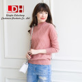 2017 Nueva Moda de Invierno de Calidad Superior de Cabra de Cachemira Pullover cuello redondo Knitwear dama suéter